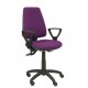 Silla Elche S bali morado brazos fijos